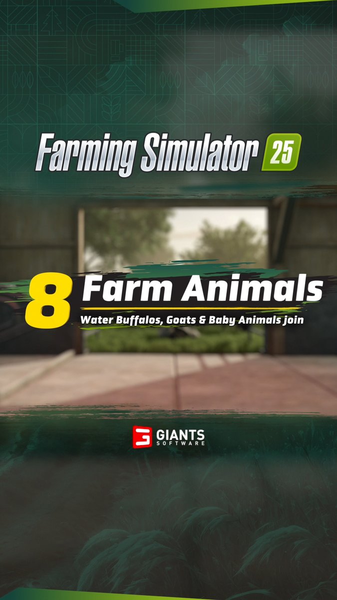 🫘🫛 25 Crops 🍚🥬 🌎 3 Maps 🌍🌏 🚜 400+ Machines 🚜 🏷️ 150 Brands 🏷️ 🐃 8 Farm Animals 🐐 ⛈️ Challenges galore! 🌪️ Available November 12 for PC, Mac, PlayStation 5 and Xbox Series X/S.