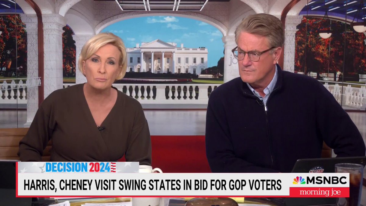 .Mika Brzezinski: "Nobody understands more than women how hard this is right now, how difficult this election will be for Kamala Harris and for anybody who enjoys being a free person in the U.S... We are fighting for health care we used to have but don’t, because of Donald Trump."