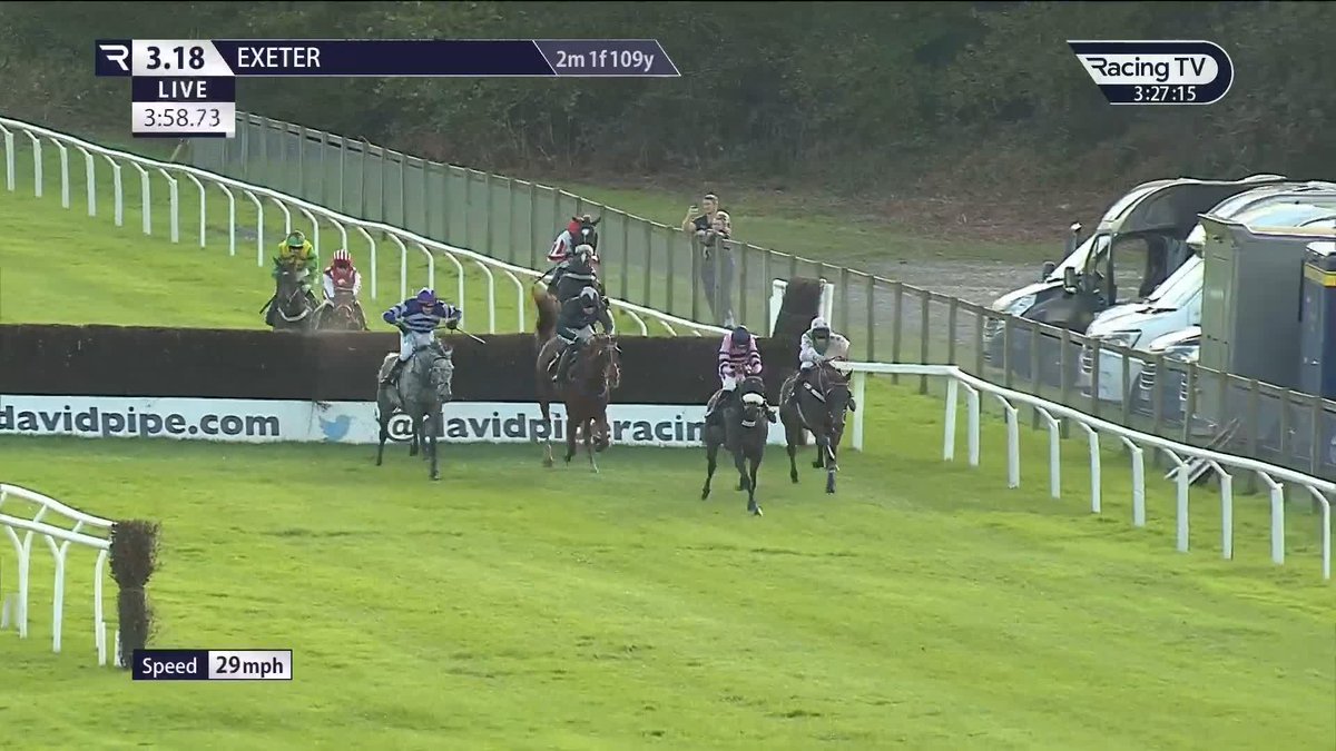 EVERYONE LOVES A GREY 😍 Willwillye powered home late 💪 🎬 Exeter Racecourse
