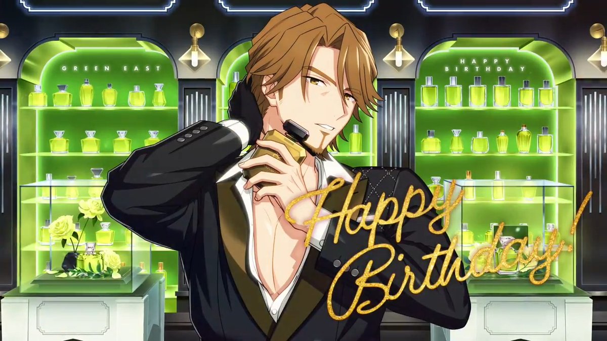 🎉🎂HAPPY BIRTHDAY!!🎂🎉 本日10月23日は、ジェイ・キッドマンの誕生日です! 乾杯の合図とともにお酒を飲み始めたジェイ。アッシュが用意したパーティー会場はあっという間にジェイのハグ会会場に早変わりしたみたいですよ♪ #エリオスR #ジェイ・キッドマン