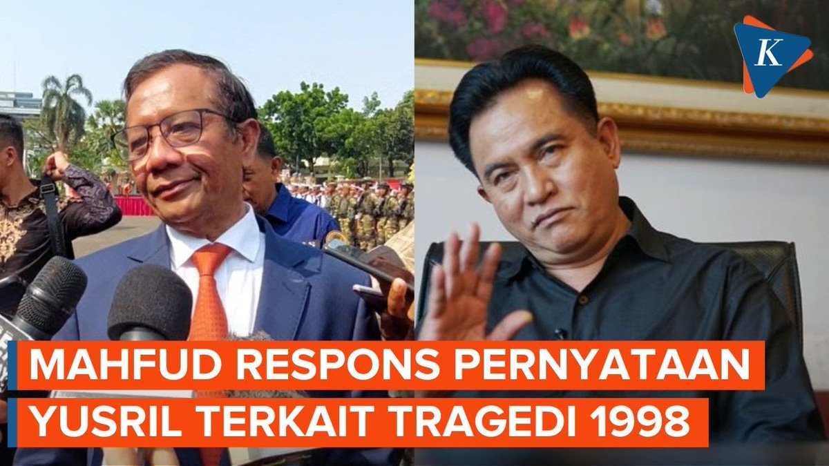 "(Tragedi 1998) sudah ditetapkan oleh Komnas HAM (sebagai pelanggaran HAM berat). Diakui saja, tapi kita tidak pernah minta maaf kepada siapa pun," kata Mahfud | #MahfudMD #Tragedi1998 #HAM