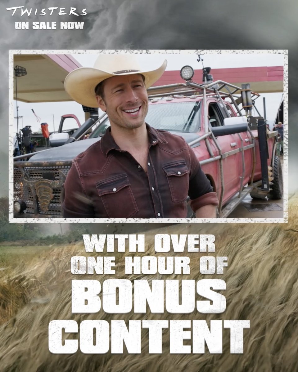 Feel the rush like never before! 💥🤠 Bring #TwistersMovie home now on Digital, 4K or Blu-ray.