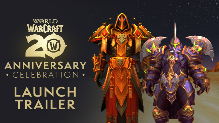The 20th Anniversary Celebration arrives today! 🛡️ Updated Tier 2 Armor Sets 🌋 Blackrock Depths Raid 🦟 Gates of Ahn’Qiraj Revisited ⌛ Classic Timewalking Dungeons 🎉 And more!