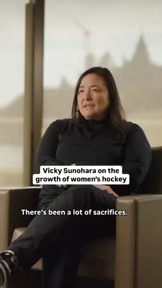 “You always want more for those that come after you” 🇨🇦🏒 Canada’s Canada's Sports Hall of Fame inductee Vicky Sunohara loves how PWHL has helped grow the game of hockey for women Watch as Sunohara receives the Order of Sport, tomorrow at 10am ET: