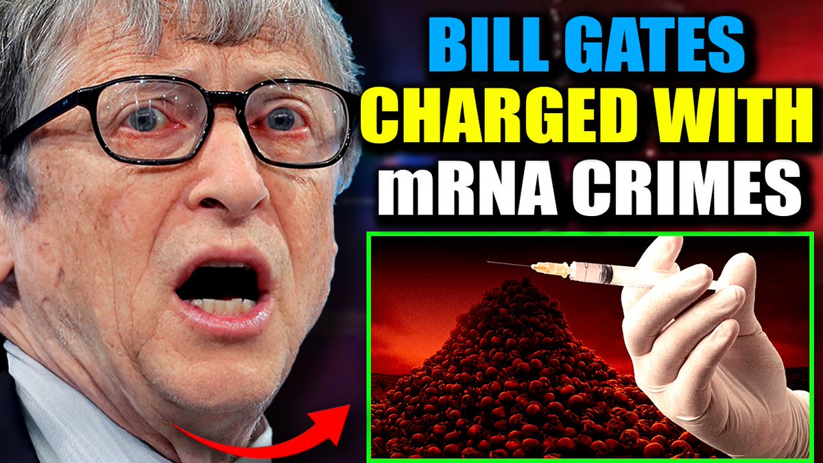 🚨 Judge Orders Bill Gates To Stand Trial for 'Murdering Millions' via mRNA Jabs For decades, Bill Gates has committed crimes in broad daylight - conducting experiments on vulnerable children in Africa and India, masterminding a global vaccine rollout linked to millions of deaths, all while advancing a chilling agenda rooted in eugenics and depopulation. So how has he managed to get away with it for so long? He’s the major funder behind global health organizations, buying himself free rein to do as he pleases. He bankrolls mainstream media, ensuring they never report on him negatively. And he sits at the top of globalist institutions including the WEF, forming tight alliances with other powerful members of the cabal. But now, a brave judge in the Netherlands has ordered Bill Gates to stand trial - and Gates is terrified.