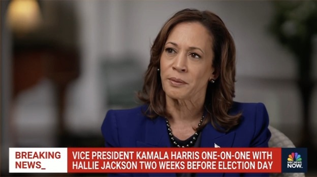 Q: What concessions would you be willing to make on abortion? Vice President Harris: More than 20 states now have Trump Abortion Bans, some with no exception for rape or incest. A basic freedom has been taken from the women of America. We need to put back in the protections of Roe v. Wade, and that cannot be negotiable
