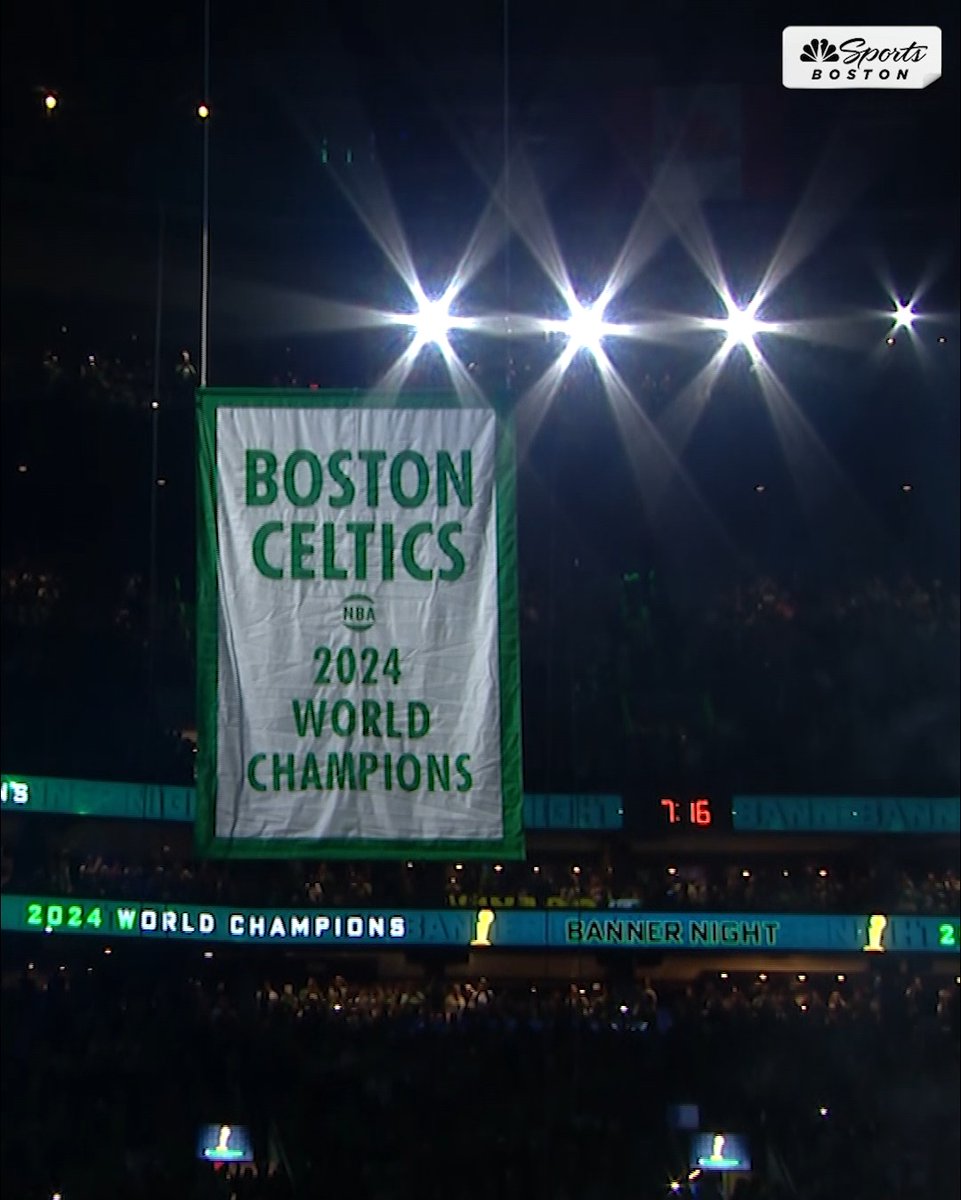 Banner 18 is in the rafters ☘️