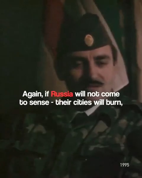 “Remember my words, Russia will cease to exist, When the Ukrainian sun rises” Djokher Dudayev leader of the free Chechen people of ichkeria who was killed by russians, this is what he said about russia in 1995 when russia envaded chechnya.