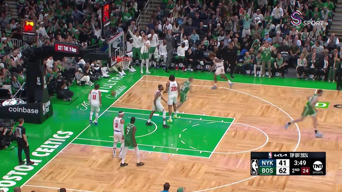 😲 Jayson Tatum'ın nefis pasını Derrick White üçlükle taçlandırdı!