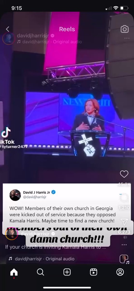 Members of the Church were escorted out by Police because they opposed Kamala Harris! Imagine that! Being escorted out of your own Church by Police!