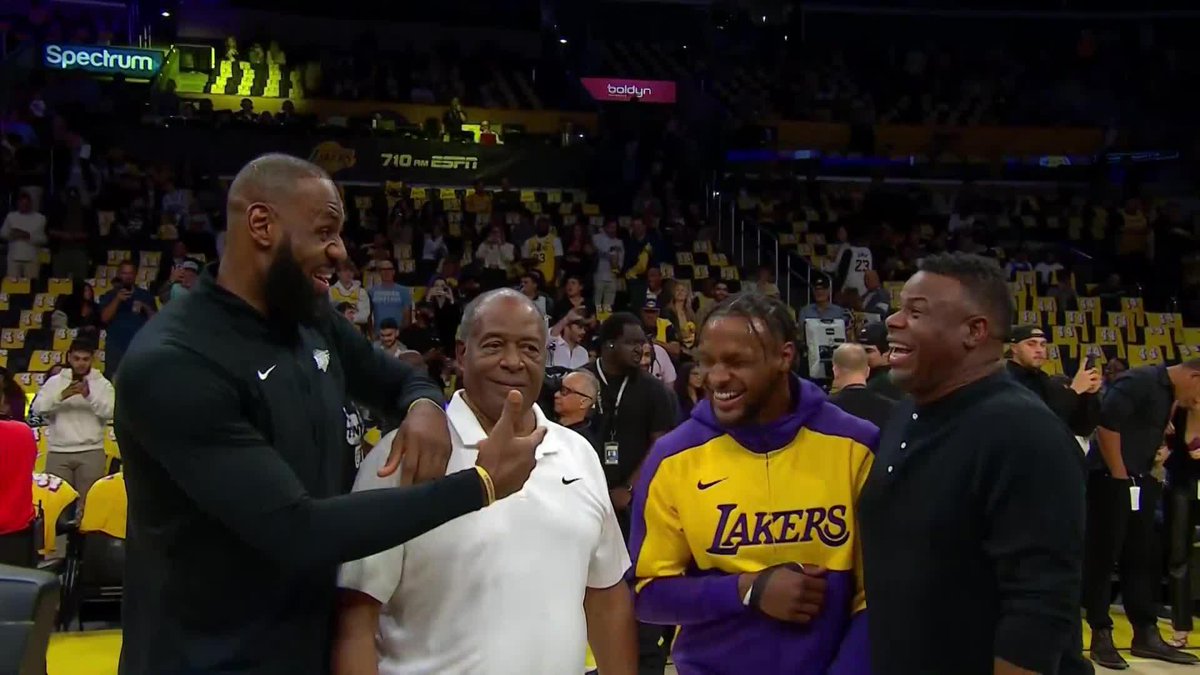 UNREAL 🔥 The James 🤝 The Griffeys
