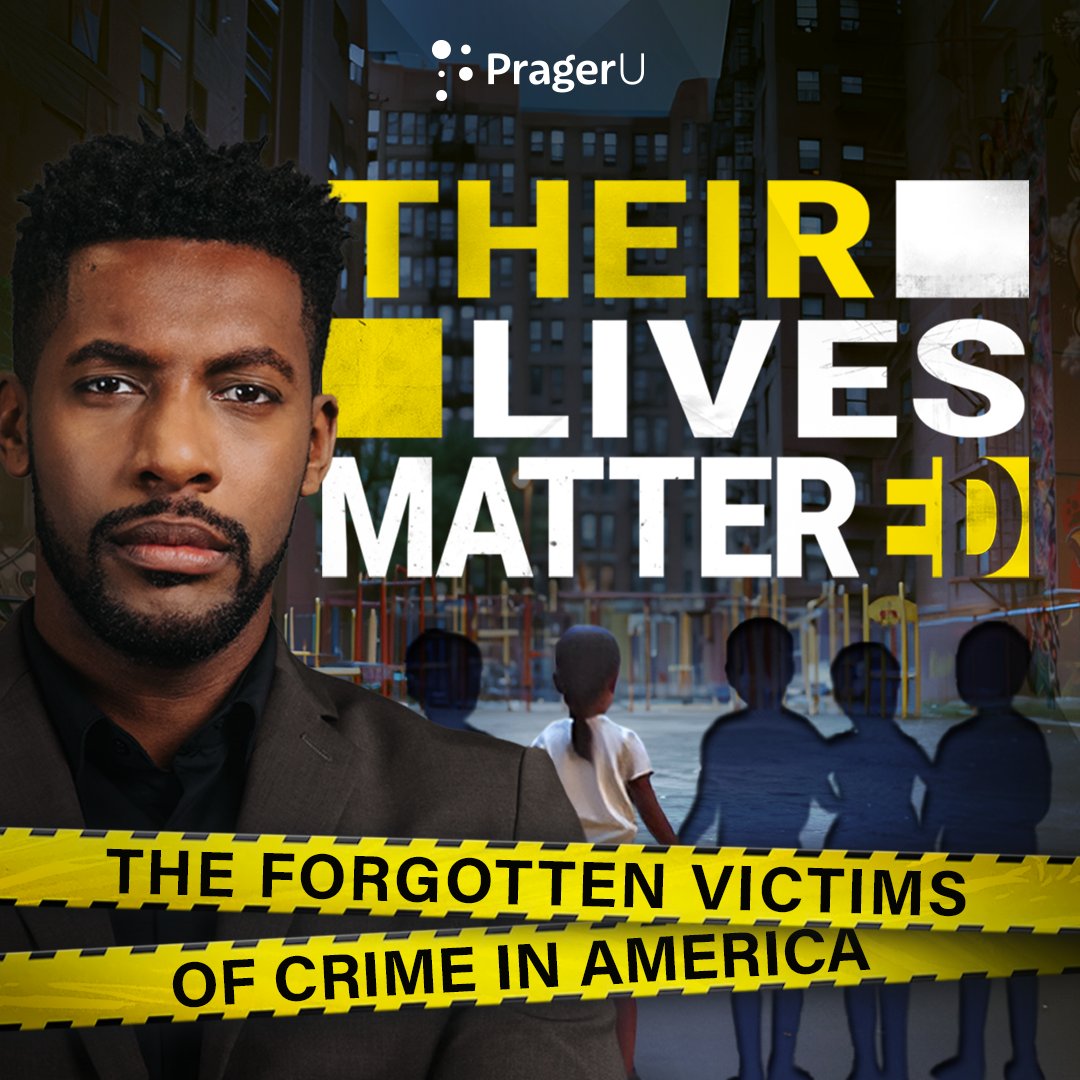 🎥 WATCH NOW 🎥 Ex-BLM activist Xaviaer DuRousseau exposes how innocent kids become victims of violent crime, de-policing, and lenient district attorneys. Do our leaders care that inner-city children are being killed? Watch #TheirLivesMattered NOW on PragerU:
