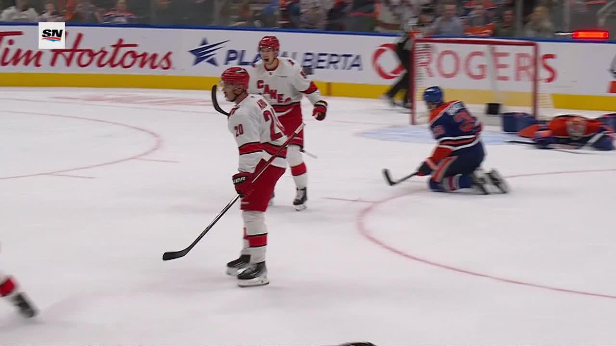 SEBASTIAN AHO WINS IT IN OVERTIME FOR THE CANES 🔥