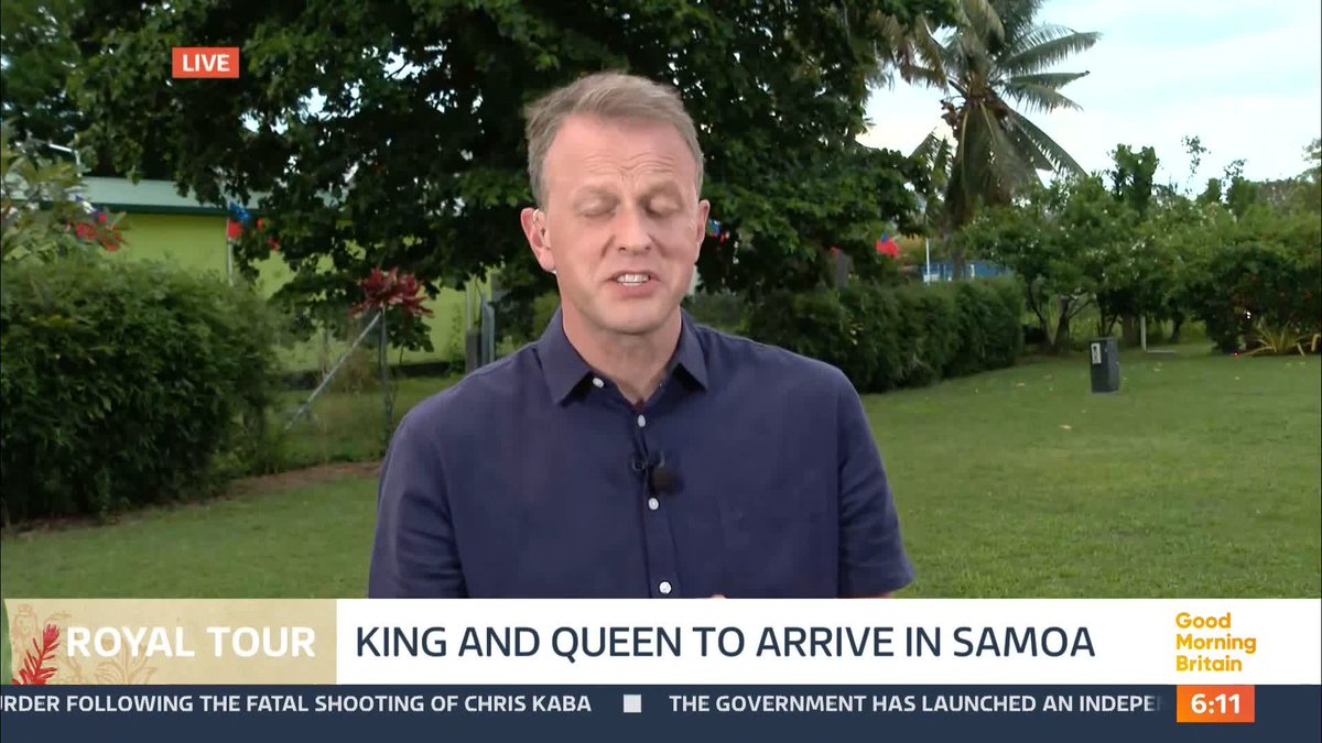 King Charles and Queen Camilla are making their maiden visit to Samoa - the first for a British royal since the mid-1970s.