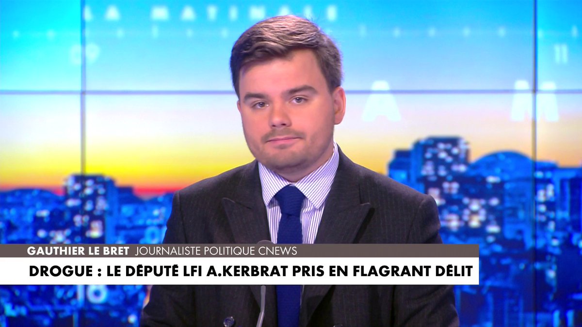 🔴 "Le problème pour une partie de la gauche n'est pas qu'Andy Kerbrat achète de la drogue (et se drogue) à un mineur avec de l'argent public, et finance donc le trafic, mais c'est Valeurs actuelles ن actuelles qui sort l'info. C'est extraordinaire." #LFI