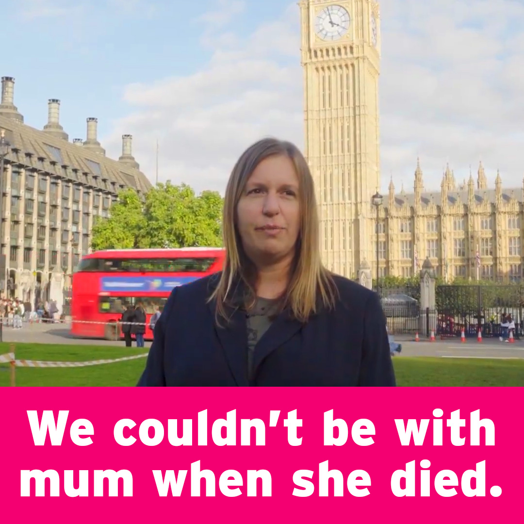 Catie's mum ended her life at Dignitas, rather than see her cruel disease through to the end. Catie and her sister couldn't go with her, as they would have risked prosecution on their return. A UK assisted dying law would give dying people a proper choice over how they die.