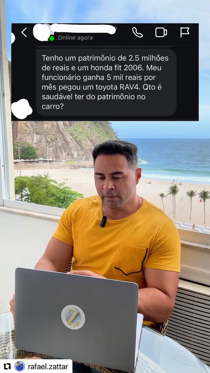 Patrimônio de 2.5 milhões e um honda FIT 2006. O funcionário dele que ganha 5 mil reais, um Toyota RAV 4. Pode isso, Arnaldo?