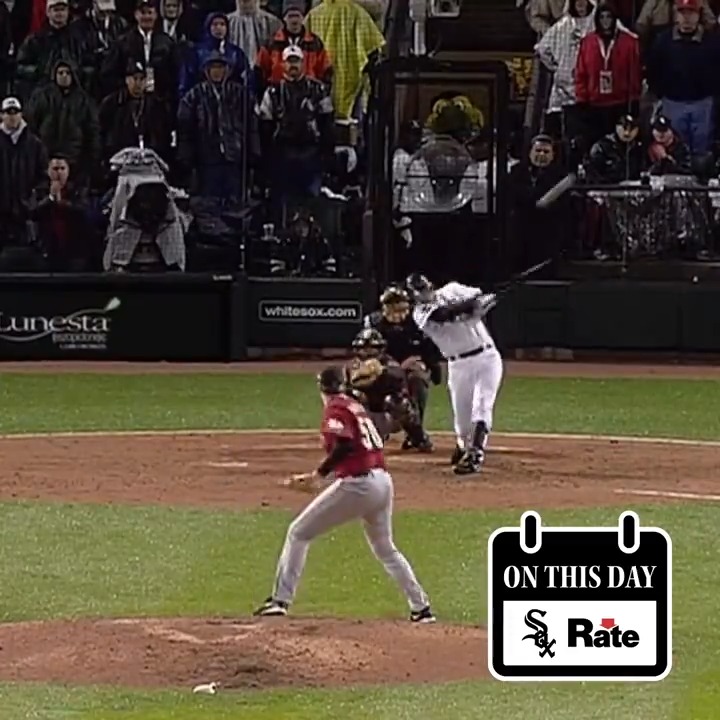 #OTD in 2005: Paul Konerko hit a grand slam in Game 2 of the 2005 World Series. #WhiteSox x @GuaranteedRate
