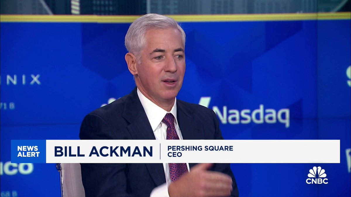 "As an American citizen, I think it's in the best interest of the country for Trump to be the president versus Kamala Harris - and if it causes harm to a company I have an investment in, so be it," says Bill Ackman of Trump's criticisms of $GOOGL: