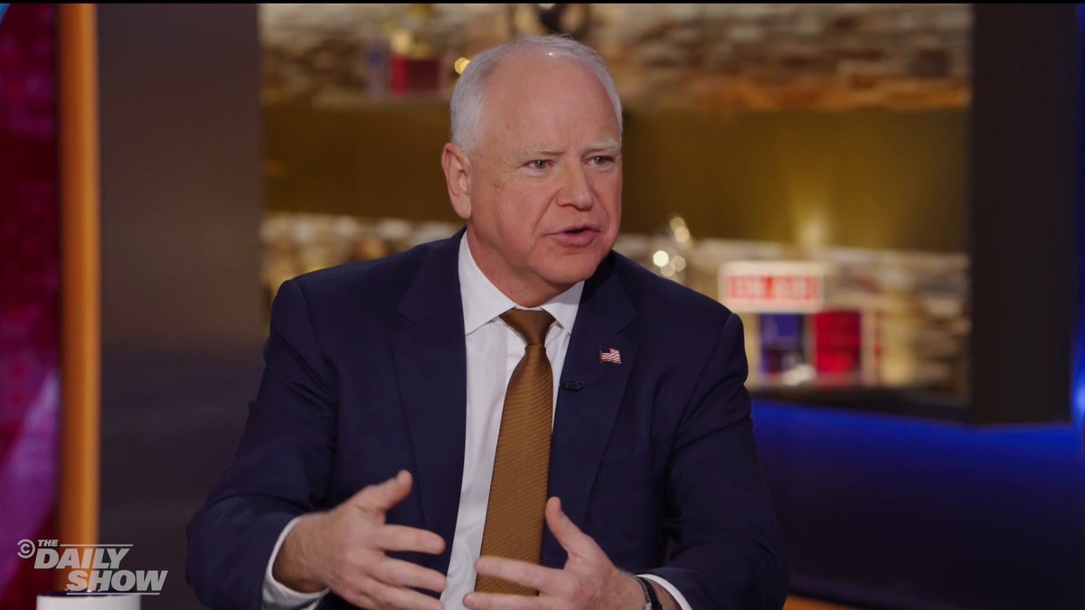 Gov. Tim Walz wants to give people a tangible economic plan that gives them a reason not to vote for Donald Trump