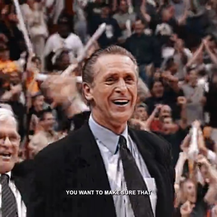 Pat Riley's signature is all over this organization. Now, it's permanently on the surface where we do our work.