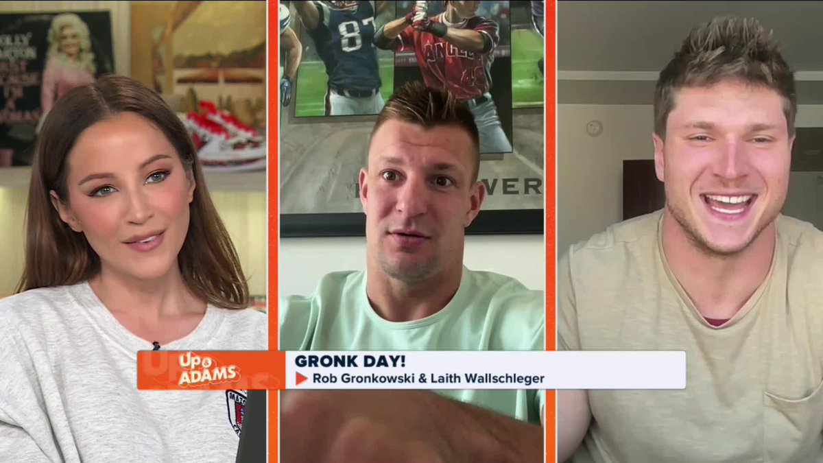 Actor Laith Wallschleger on the "method acting" that went into portraying @robgronkowski 😅🎭 "Getting into the mind of one Rob Gronkowski could be a very frightening thing for many actors, but I was up for the challenge." Kay Adams