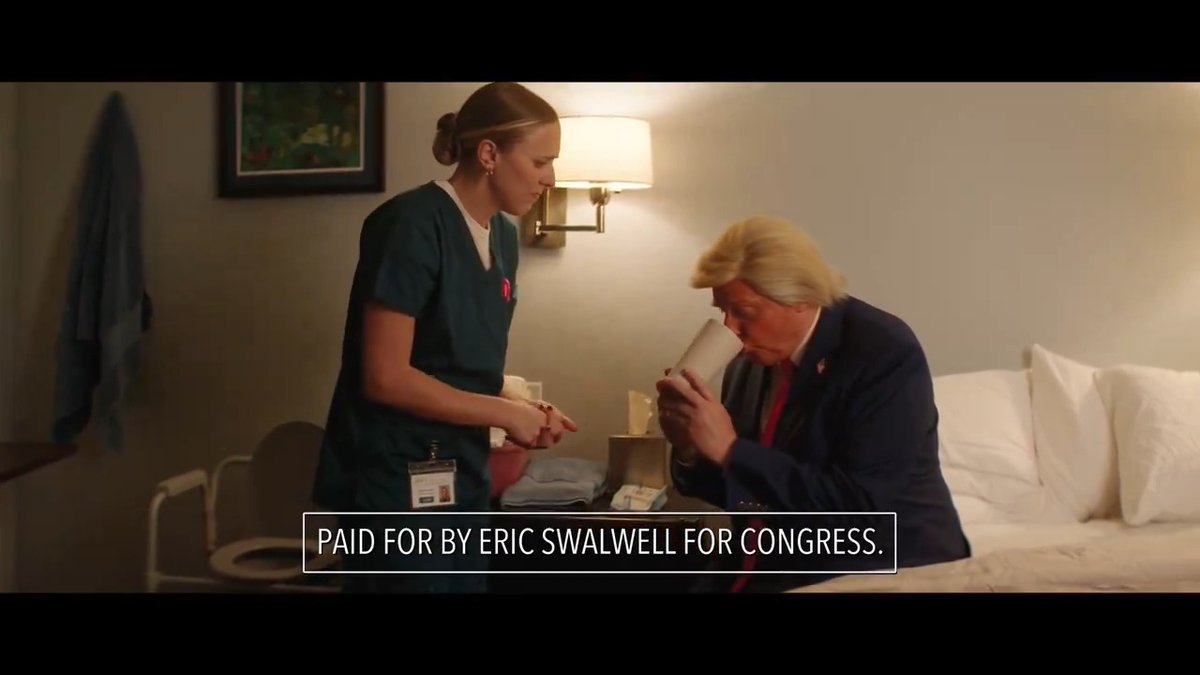EXCLUSIVE: New ad from Eric Swalwell depicts Donald Trump in the ‘home’ where he really belongs