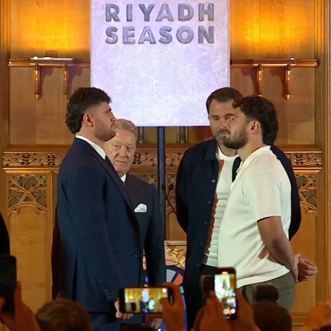 FIRST FACE OFF ๐ @johnnyfisherbox vs Dave Allen #FisherAllen #UsykFury2 #RiyadhSeason