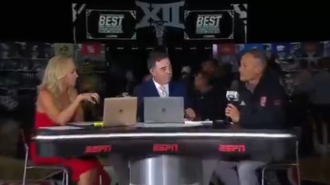 Talking Red Raider Basketball with the ESPN crew. 🎙️ Grant McCasland x #TTW