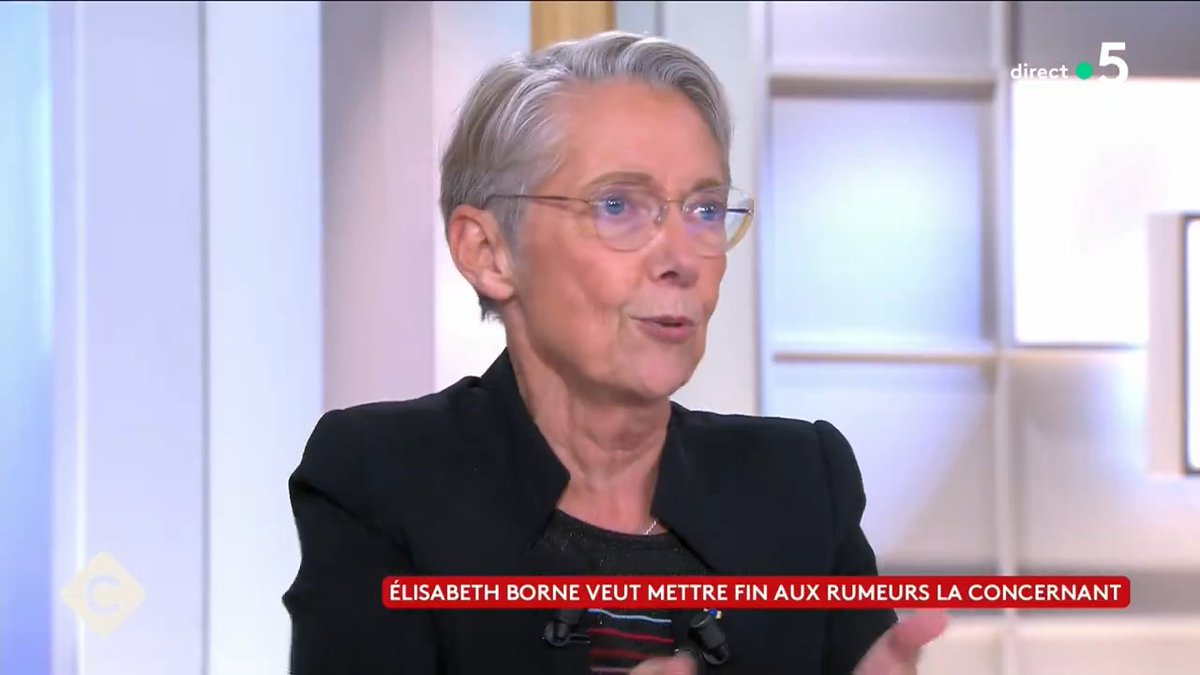 “C’était pour pimenter mon personnage. Si je l’étais, je l’aurais dit. C’était pénible comme situation.” "J’ai toutes les raisons de croire que les rumeurs de mon homosexualité ont été lancées par mon propre camp" : Élisabeth BORNE s'exprime dans #CàVous