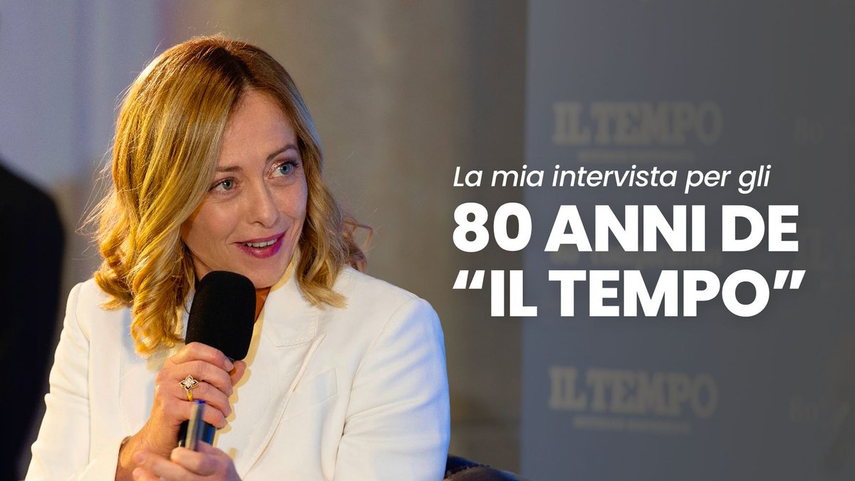 La mia intervista con il direttore Tommaso Cerno per gli 80 anni de "Il Tempo".