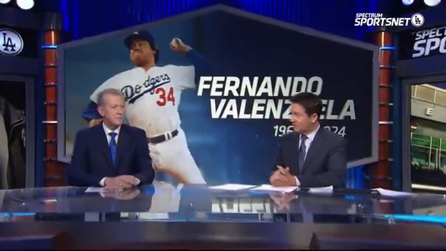 "He created love—love for the game, love for the team, love for everything. And he brought so much pride to the Latino community." Orel Hershiser on Fernando Valenzuela.