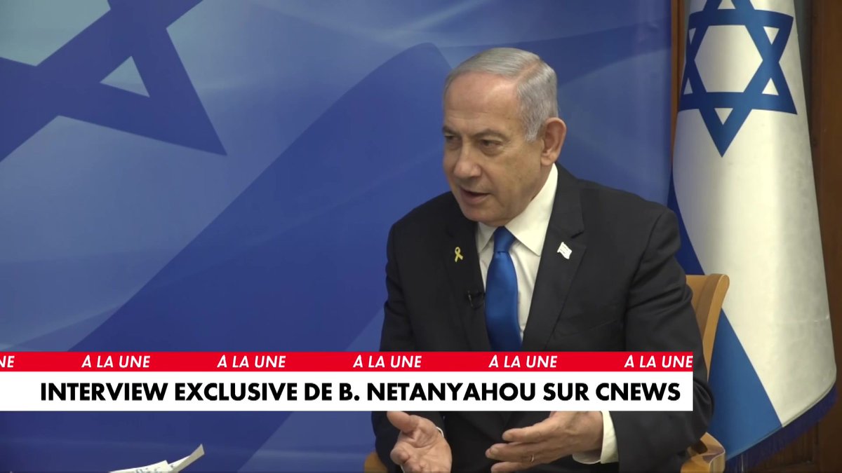 La "journaliste" pose une question. ⬇️ Netanyahu ment. ⬇️ La "journaliste" ne réplique pas. La propagande, c'est ça. L'Arcom, ça va ?