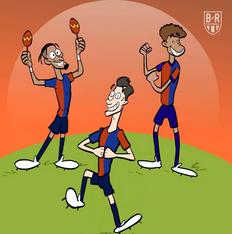 Barcelona 𝐟𝐢𝐧𝐚𝐥𝐥𝐲 get the better of Bayern 👊