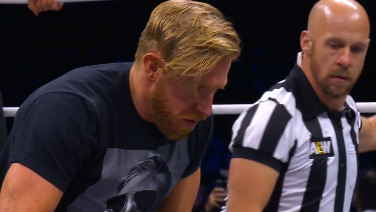 Things continue to be taken too far with the #AEW World Champion Jon Moxley and his team. Watch #AEWDynamite LIVE on TBS! Jon Moxley | Claudio | YUTA | Marina Shafir