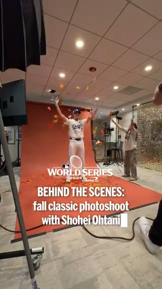 Shohei Ohtani was all smiles at #WorldSeries Media Day 😄