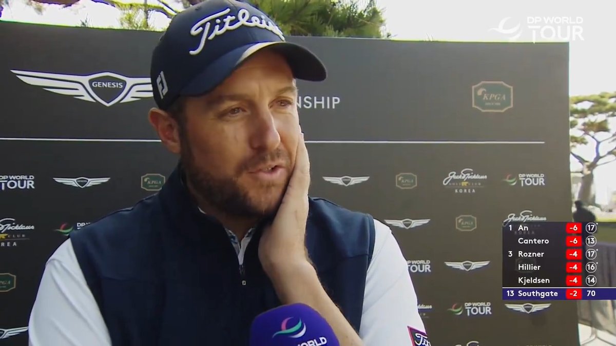 "We're always under pressure. There's always something to play for. Everybody here has got something to play for." Fighting to keep his card for next season, Matt Southgate opens up on the pressure of the final regular event of the season. #GenesisChampionship