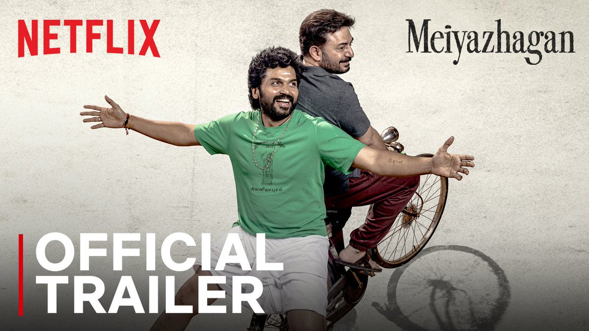 For Arulmozhi this trip home will change EVERYTHING 🏠 Watch Meiyazhagan on Netflix, out 25 October in Tamil, Telugu, Malayalam, Kannada and Hindi! #MeiyazhaganOnNetflix