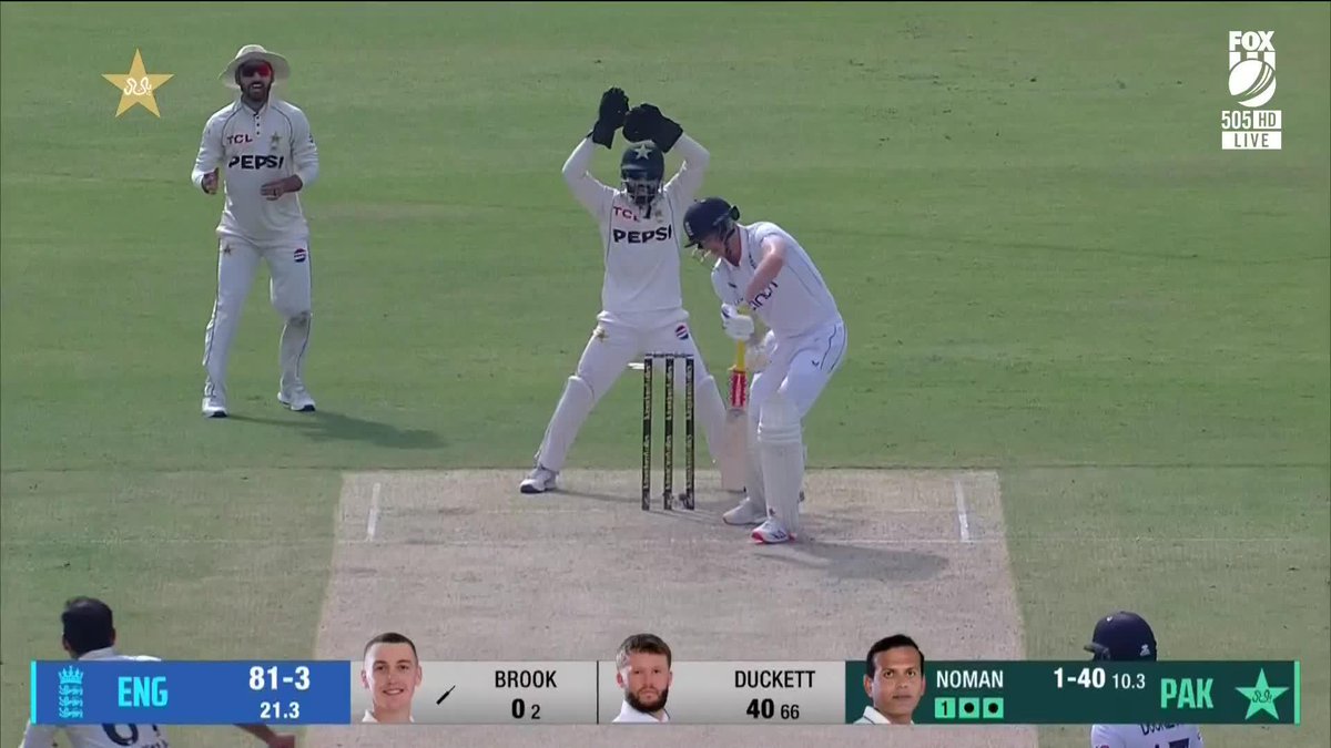 "No more bazball" 😬 Rizwan with some cheeky comments from behind the stumps on a turning pitch. 📺Watch #PAKvENG on ch. 505 or stream via Kayo Sports: