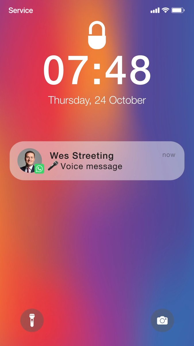 📲 (1) NEW MESSAGE: FROM Wes Streeting.