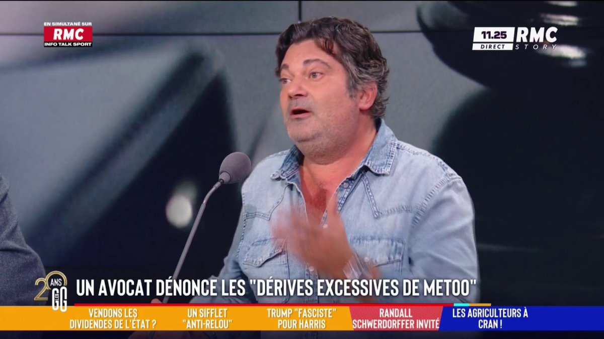💥 "On est en train de rentrer dans une société matriarcale. Il y a une surreprésentation des femmes partout, à tous les niveaux de la vie." L’avocat Randall Schwerdorffer, auteur de La Loi, juste la loi ! Pas la morale. #GGRMC