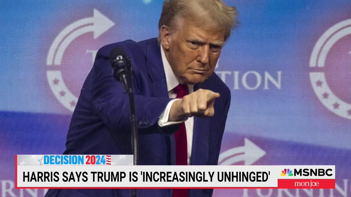 "The October surprises are what Donald Trump says and what he has said every time he has opened his mouth. The October surprise is that Donald Trump says he is going to arrest his Democratic opponents." -@joenbc