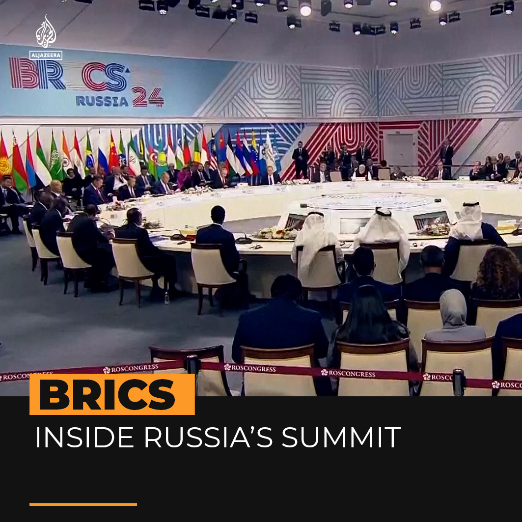 Russia is hosting a major summit of the BRICS countries and other nations that want to engage with the bloc, which is now worth more than the G7 group of Western countries.