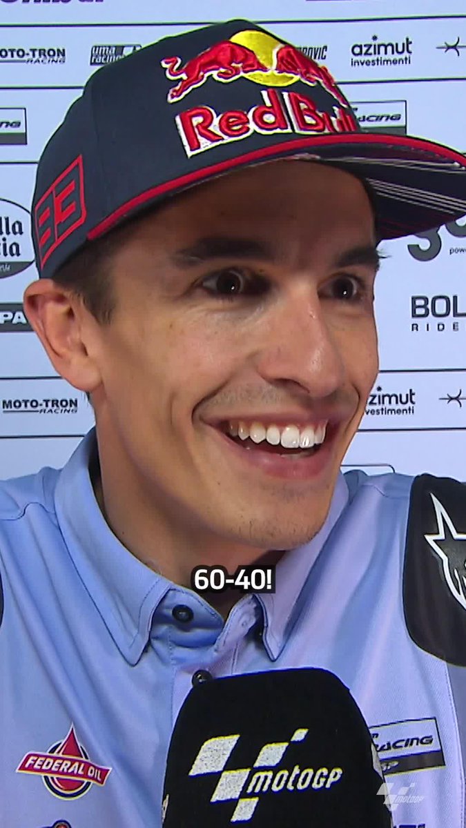 "Marc, chances between the top two in the title fight?" 🤔 #ThaiGP 🇹🇭