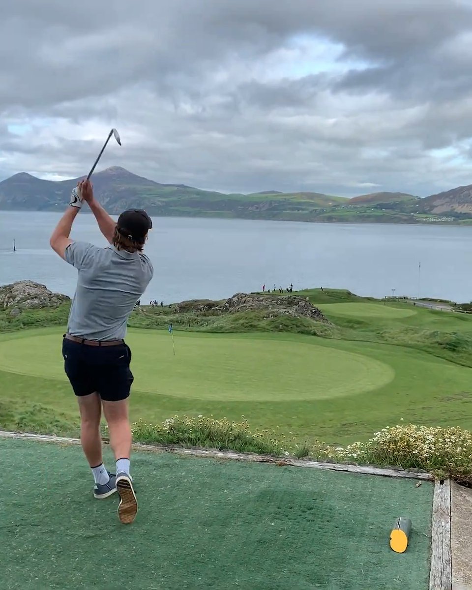 Ever teed off from a coastguard tower before?