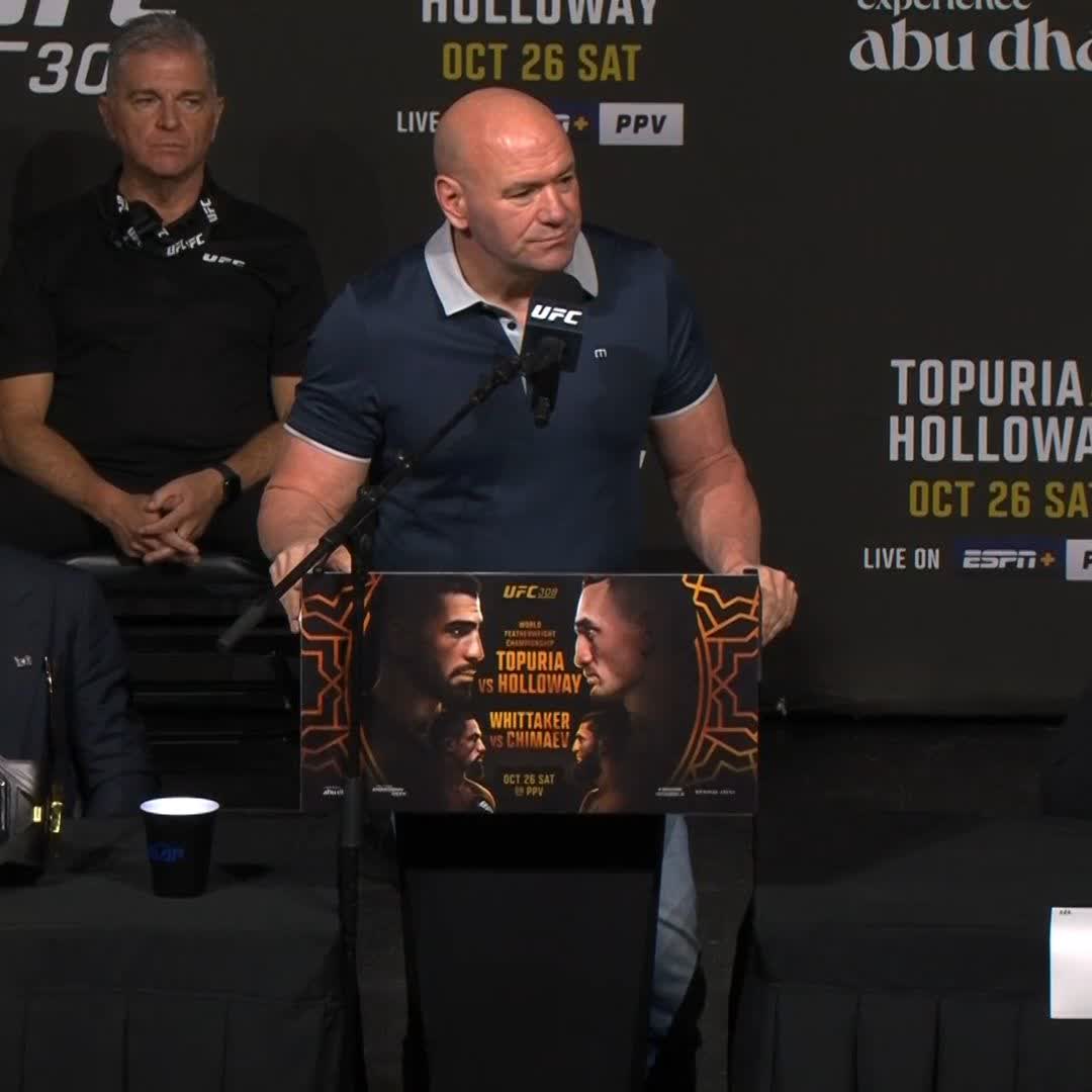 This guy just told Dana White that he is a 9-0 lightweight from Tajikistan and Dana invited him on stage and looked to be interested. 😂 You don’t ask, you don’t get. 👏 #UFC308