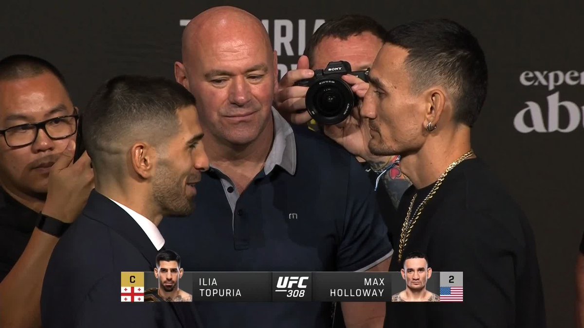 🚨 Topuria vs Holloway | YÜZLEŞME 🔥 #UFC308