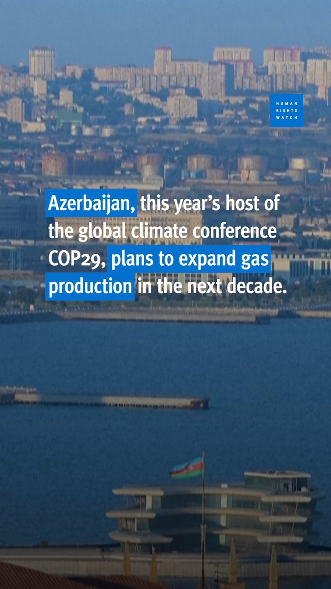 Azerbaijan, this year’s host of the global climate conference COP29, plans to expand gas production in the next decade. These plans undermine the goals of the Paris Agreement on climate change.