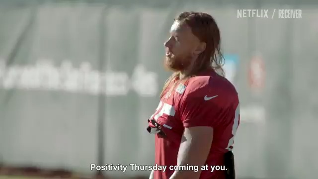Everybody needs "Positivity Thursdays" like George Kittle and the San Francisco 49ers tight ends โค๏ธ ๐
: #NationalTightEndsDay โ Sunday Oct. 27
