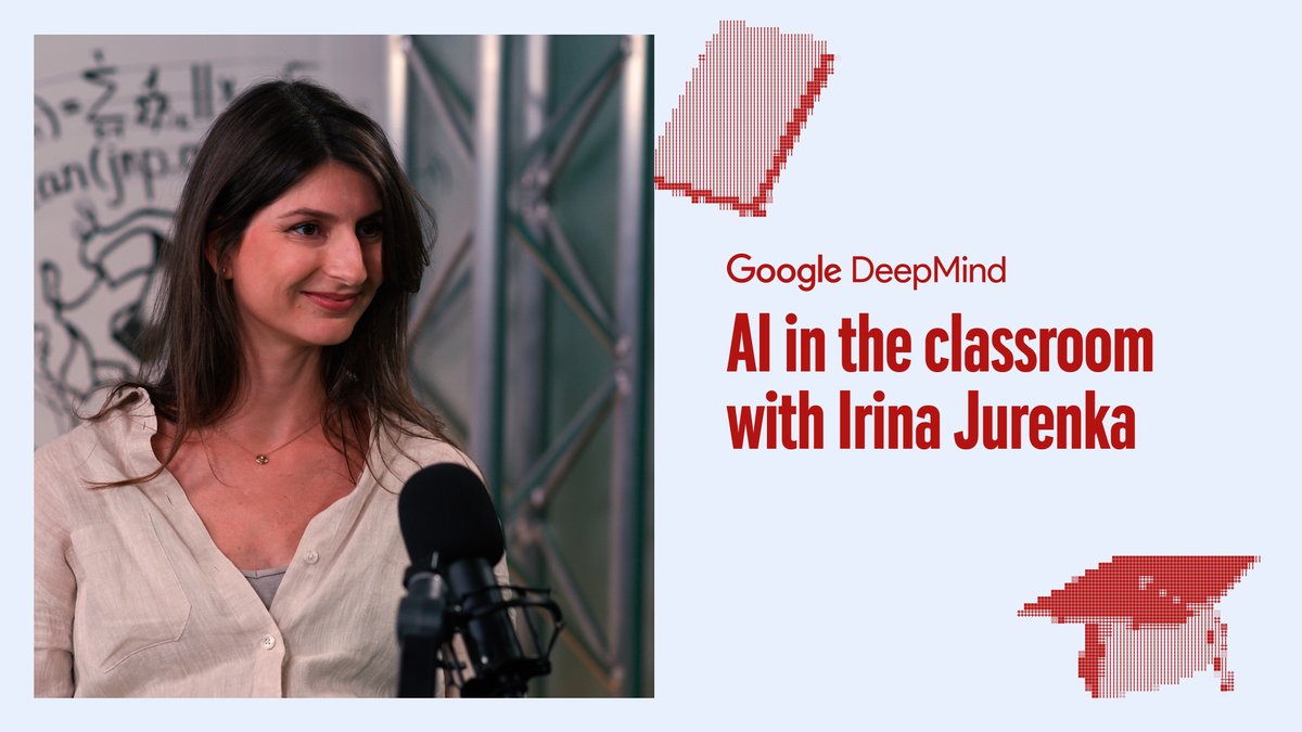 On the latest episode of our podcast, research lead Irina and host Hannah Fry discuss the exciting potential of AI tutors – like our LearnLM Learning Coach on YouTube – to personalize learning and support teachers. 🧠 Watch the full episode now ↓ Timestamps: 00:06 Intro 01:37 Breaking into education 04:08 AI tutor 08:12 The future 10:38 Irina's journey 13:53 Reasoning and teaching 15:05 The optimal strategy for teaching 17:54 Good pedagogy 21:15 GenAI for Education 23:50 AI for history 27:55 Arizona State University 29:43 Self disclosure and anthropomorphism 34:45 Cheating and student engagement 37:00 Dependency on AI 39:42 Research results 41:25 Reflections from Hannah